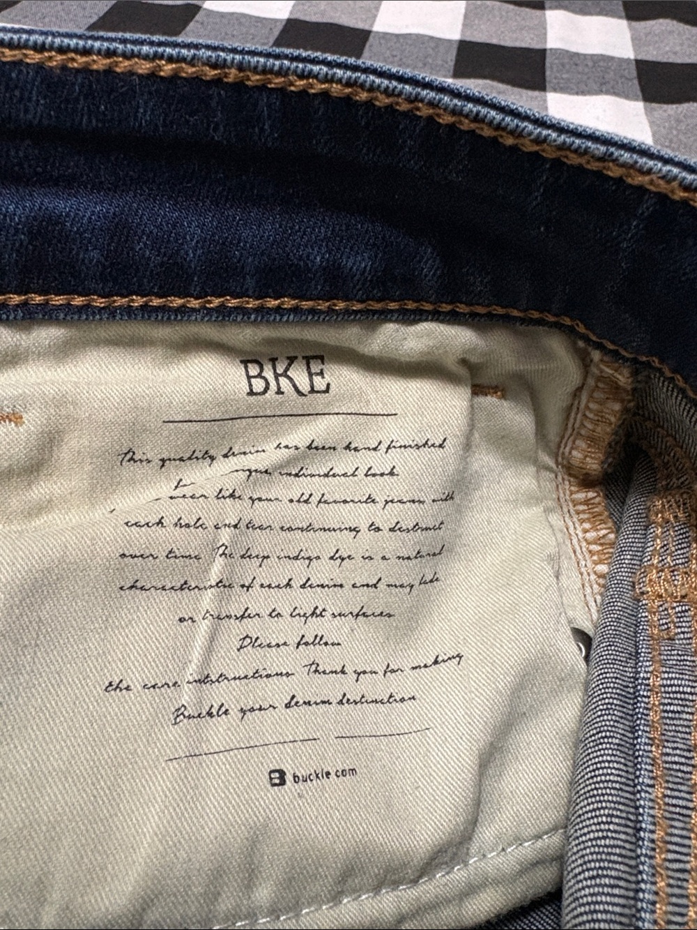 Buckle BKE Gabby Curvy Fit High Rise Straight Jean 32 x 33.5 cuffed/ 35 unrolled - Picture 7 of 12